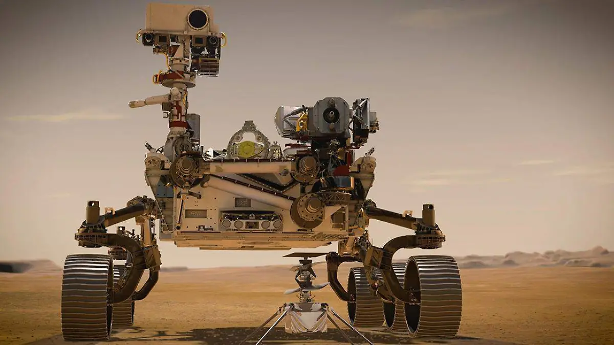 La misión del Rover Perseverance quien también hizo lo suyo al respecto y mostró una imagen panorámica de Marte